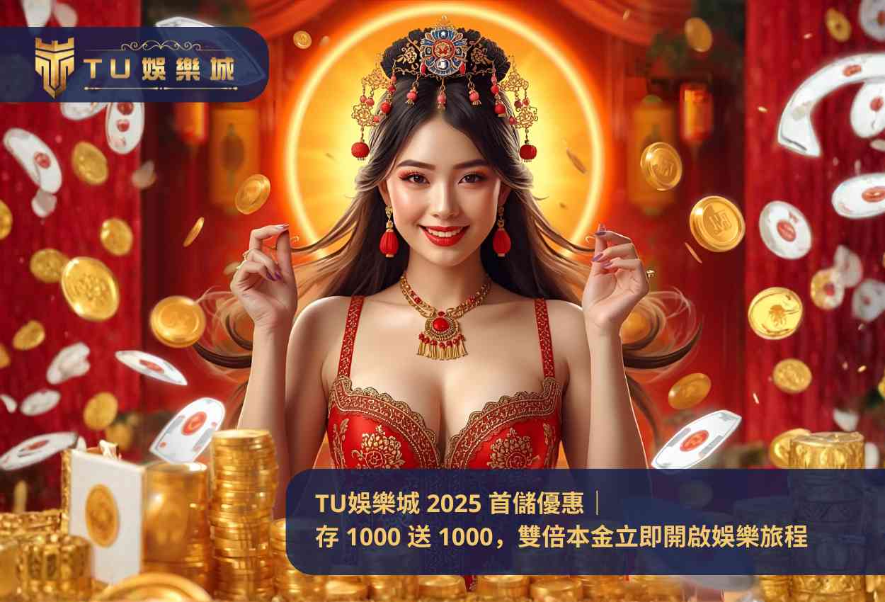 TU娛樂城 2025 首儲優惠|存 1000 送 1000,雙倍本金立即開啟娛樂旅程