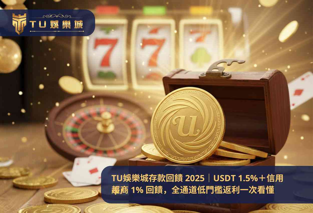TU娛樂城存款回饋 2025|USDT 1.5%+信用卡/超商 1% 回饋,全通道低門檻返利一次看懂